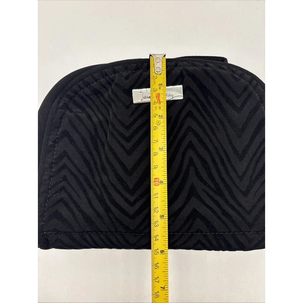 Vera Bradley Travel Jewelry Organizer - Classic Black with Zebra